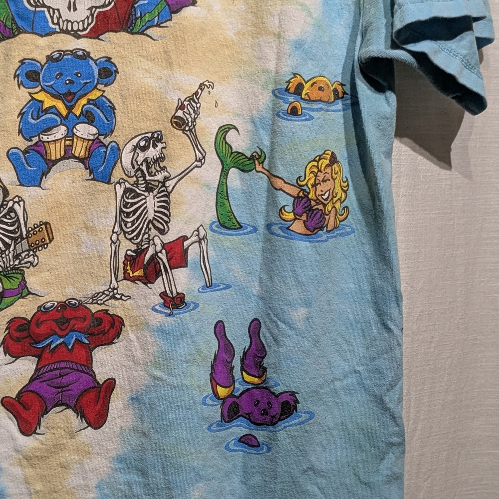 Liquid Blue Grateful Dead Tie-Dye T-Shirt Medium - Picture 13 of 13